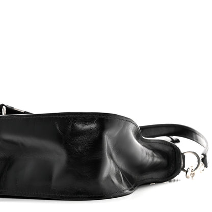 Chloe Natural Shiny Calfskin Small Marcie Satchel Black 10 of 10