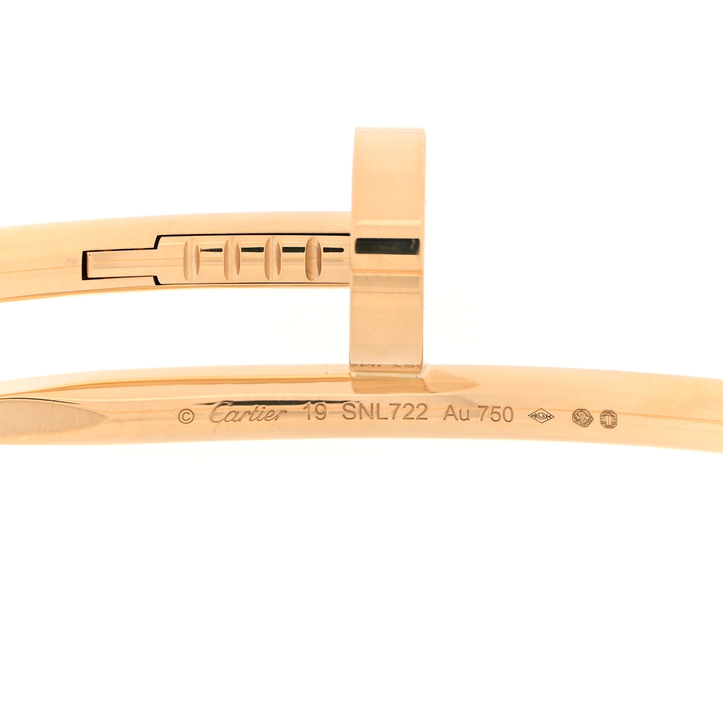 18K Yellow Gold Juste Un Clou Bracelet 19