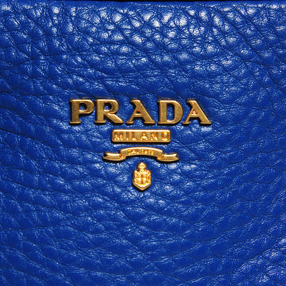 Prada Vitello Daino Mini Camera Crossbody Bag Azzurro 9 of 9