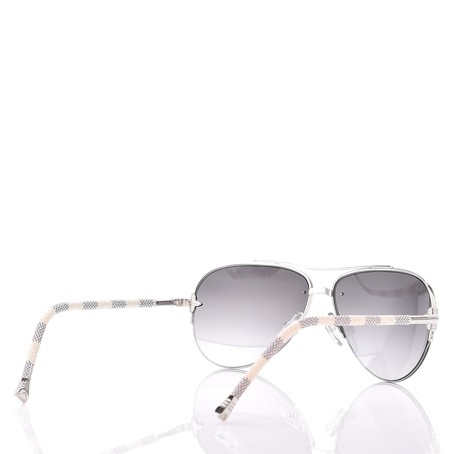 Damier Azur Petite Viola Pilote Aviator Sunglasses Z0570U