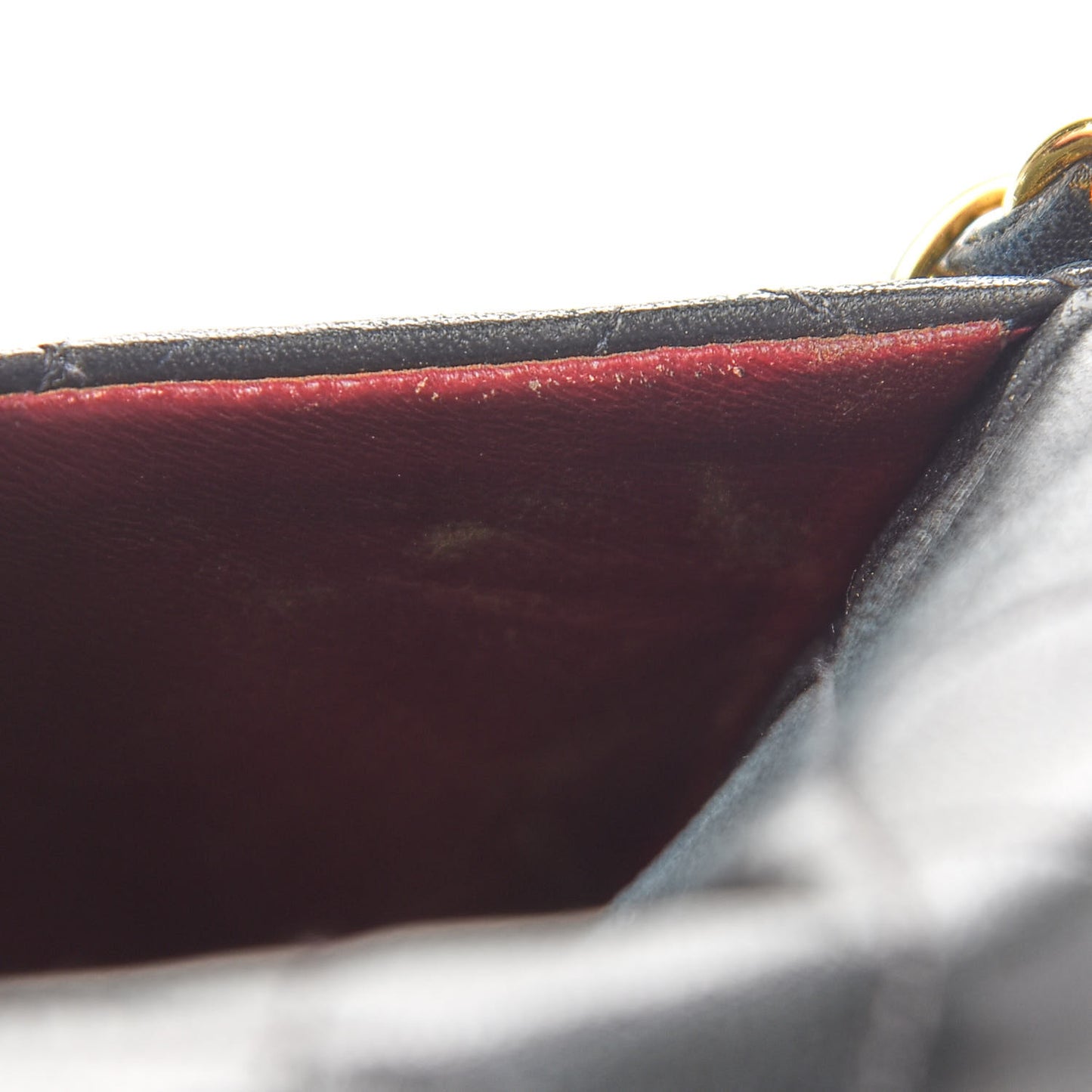 Lambskin Quilted Mini Square Flap Bag Black