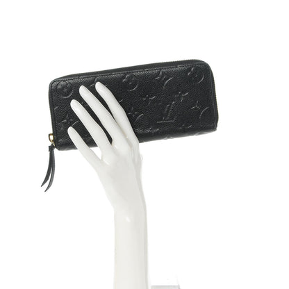 Louis Vuitton Empreinte Clemence Wallet Black 2 of 7