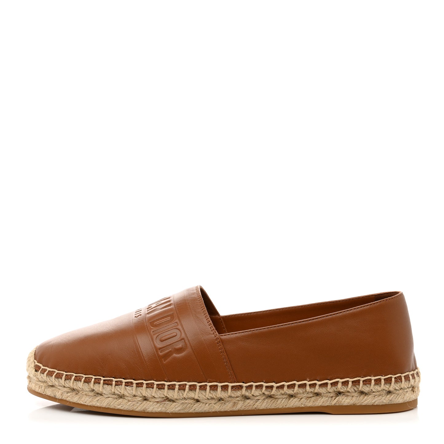 Lambskin Granville Espadrille 39 Golden Saddle