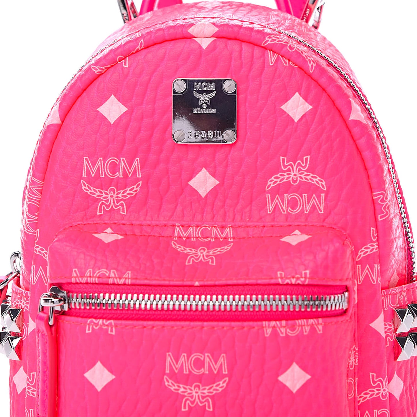 Visetos Side Stud X-Mini Stark Bebe Boo Backpack Neon Pink