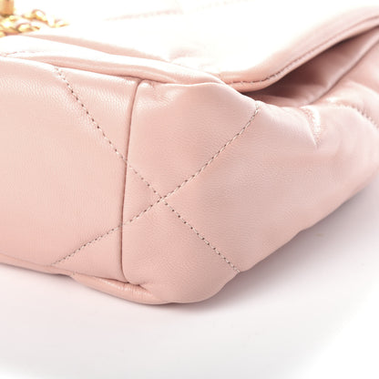 Chanel Goatskin Quilted Medium 19 Flap Light Pink 6 of 9