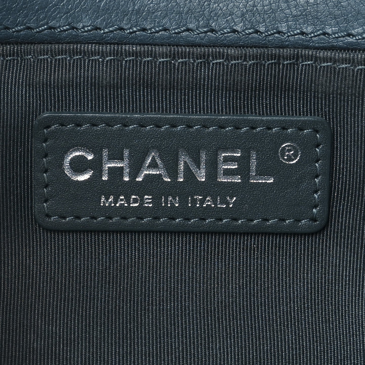 Calfskin Medium Boy Reverso Flap Blue