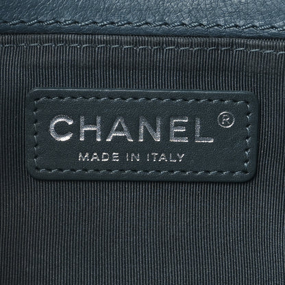 Chanel Calfskin Medium Boy Reverso Flap Blue 6 of 12