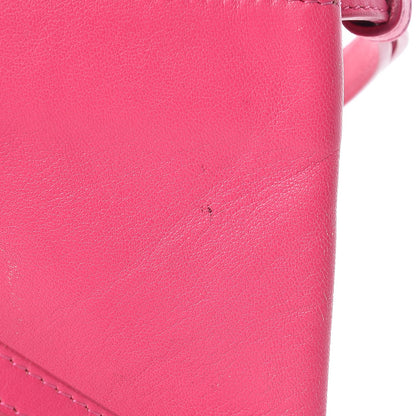 Celine Lambskin Small Trio Crossbody Bag Fluo Fuchsia 14 of 20