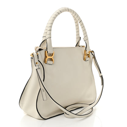 Chloe Calfskin Medium Marcie Satchel White 3 of 12