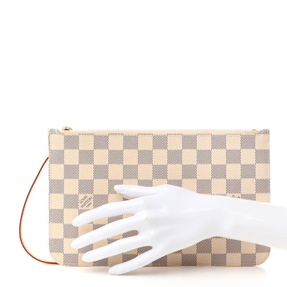 Louis Vuitton Damier Azur Neverfull MM GM Pochette 2 of 6