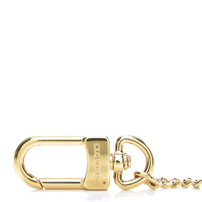 Louis Vuitton Metal Pochette Extender Key Ring Chain Gold 3 of 5