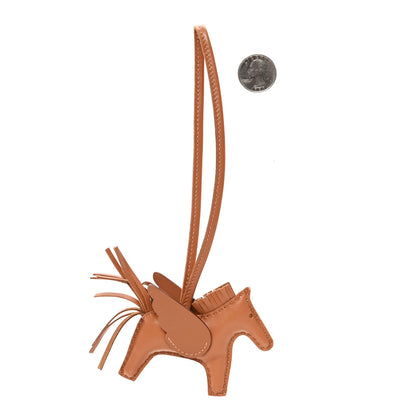 Hermes Milo Lambskin Swift Grigri Rodeo Pegase Horse Bag Charm PM Gold 2 of 5