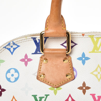 Louis Vuitton Monogram Multicolor Alma White 13 of 19