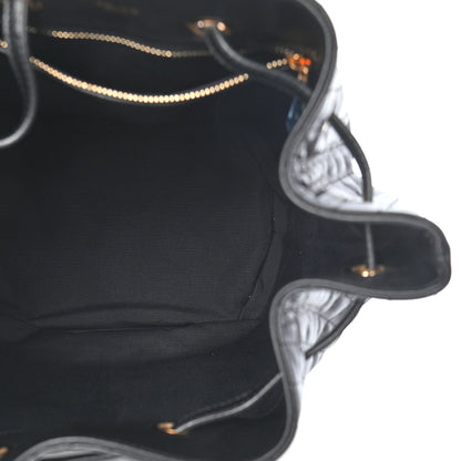 Celine Calfskin Quilted Small C Backpack Black 5 of 9