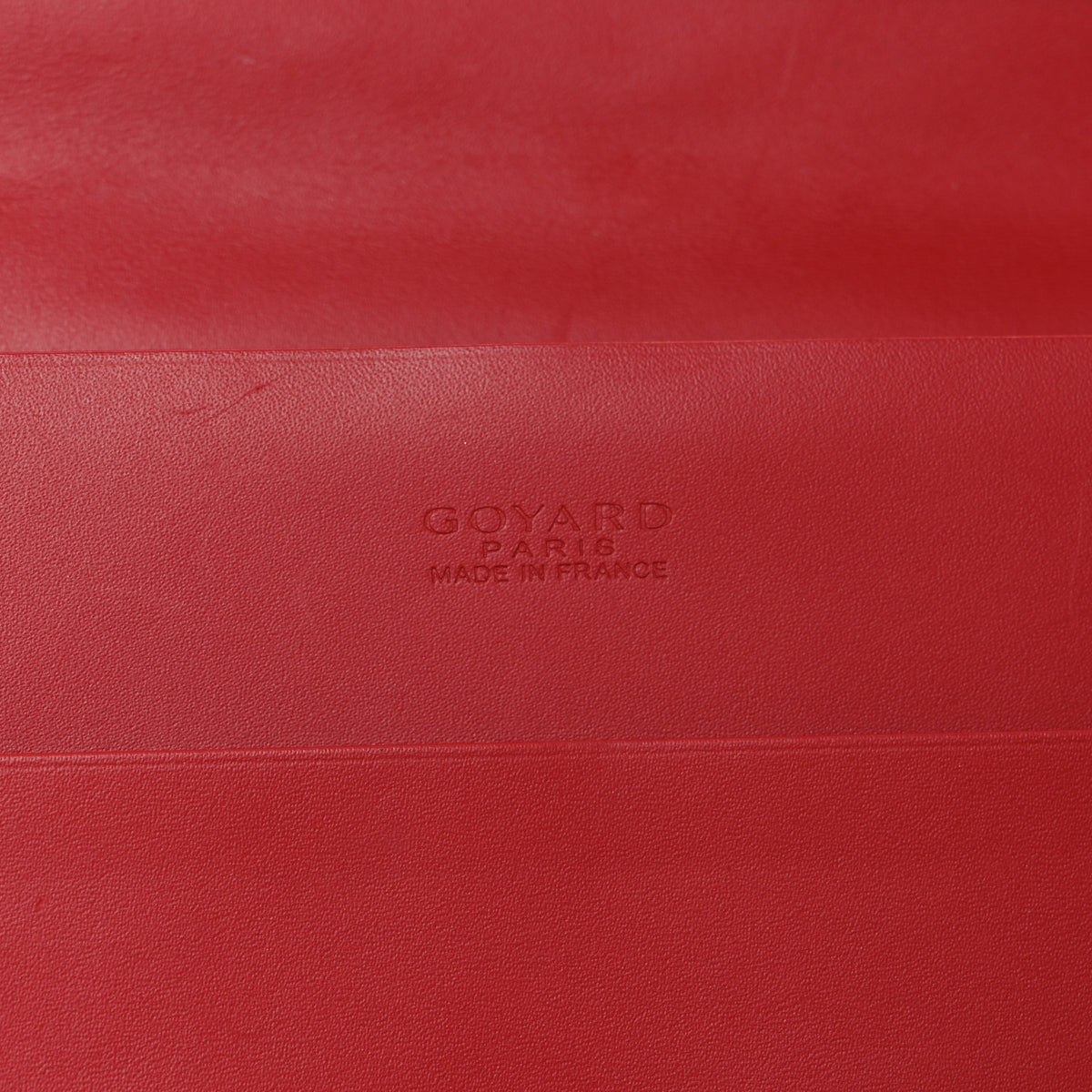 Goyardine Richelieu Wallet Red