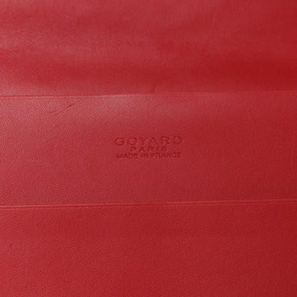 Goyard Goyardine Richelieu Wallet Red 6 of 6