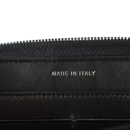 Chanel Patent Quilted Boy Zip Around Wallet Black 7 of 8