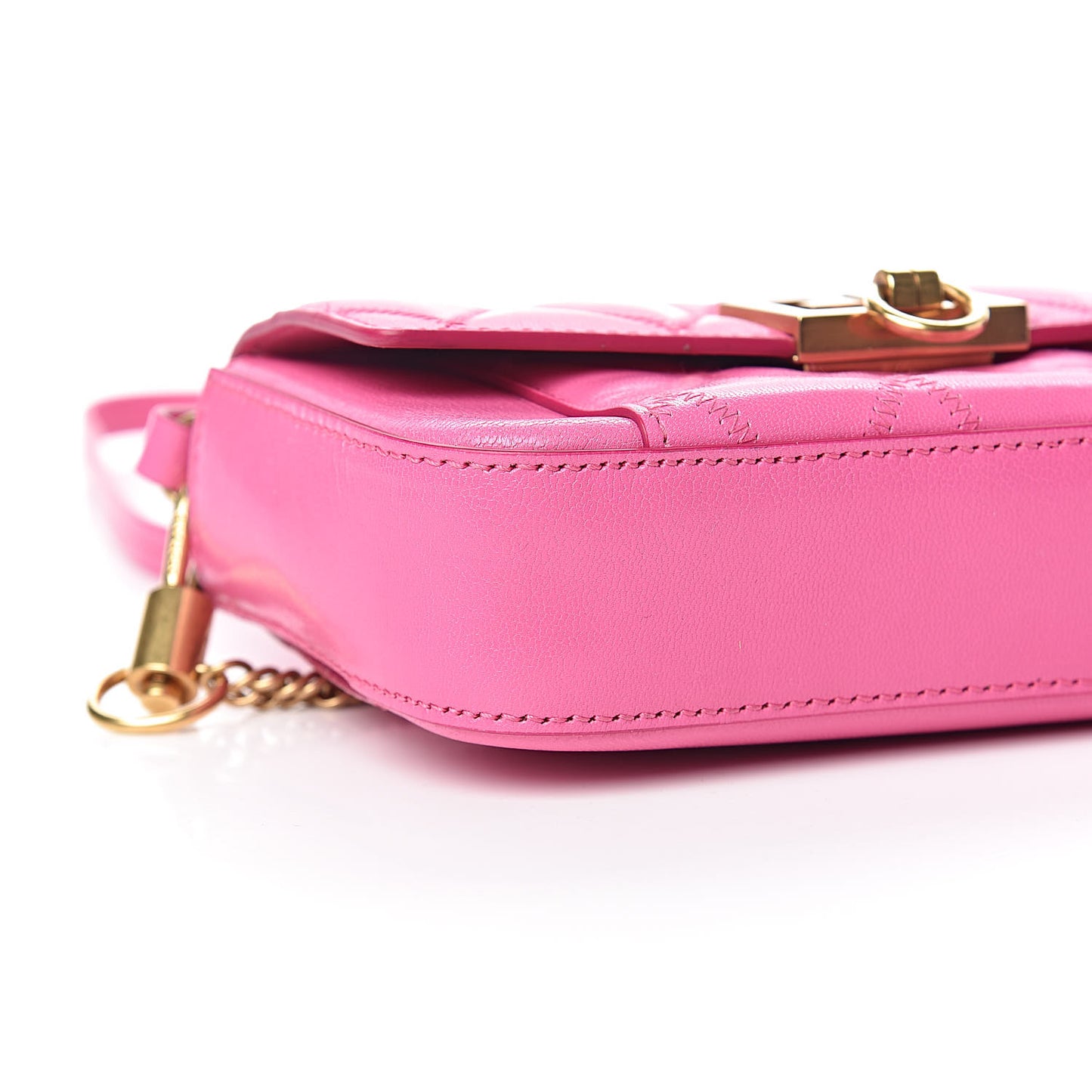 Goatskin Quilted GV3 Mini Pocket Convertible Bag Pink