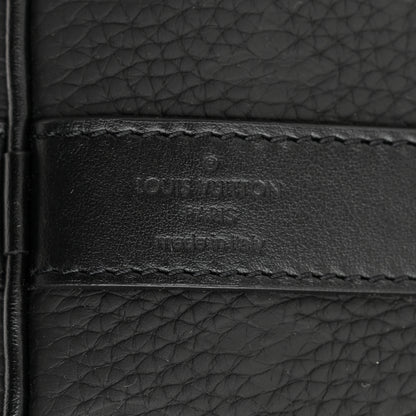 Louis Vuitton Taurillon Monogram Keepall Bandouliere 50 Black 6 of 9