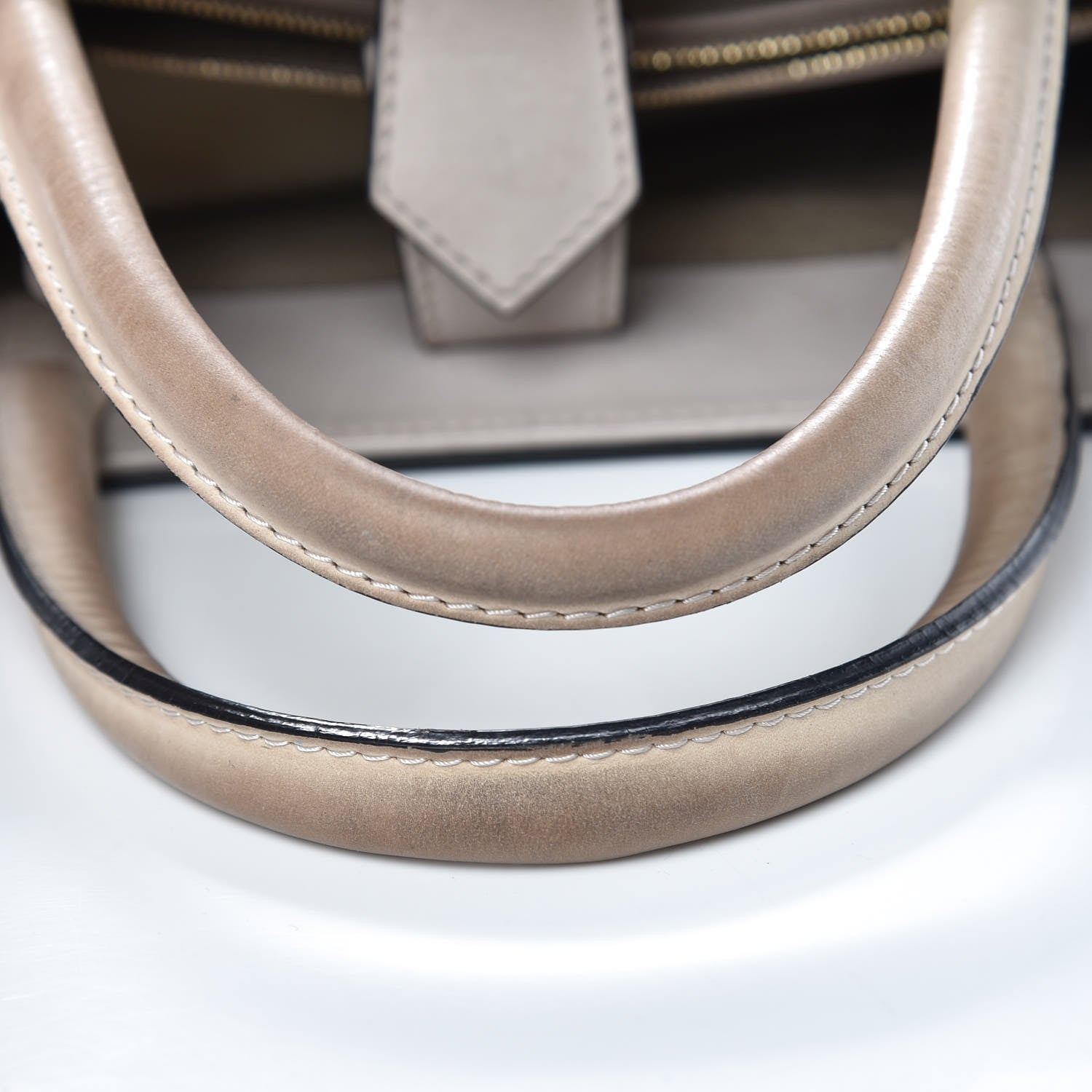 Fendi Vitello Elite Monster Petite 2Jours Tote Multicolor Black Grigio Polvere Multicolor 7 of 11