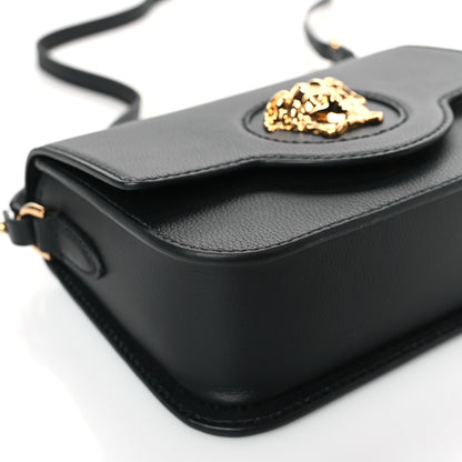 Versace Grained Calfskin Medusa Camera Bag Black 7 of 8