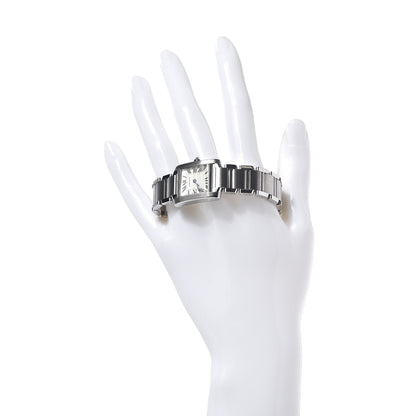 Cartier Stainless Steel 20mm Tank Francaise Quartz Watch 2 of 7
