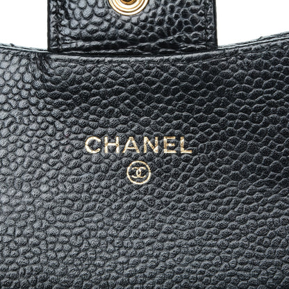 Chanel Caviar Quilted Flap Card Holder Black 6 of 8