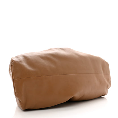 Bottega Veneta Smooth Butter Calf The Pouch Oversized Clutch Teak 4 of 9