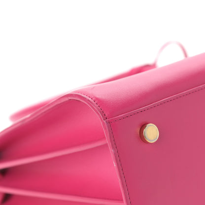 Saint Laurent Calfskin Small Sac De Jour Lipstick Fuchsia 8 of 17