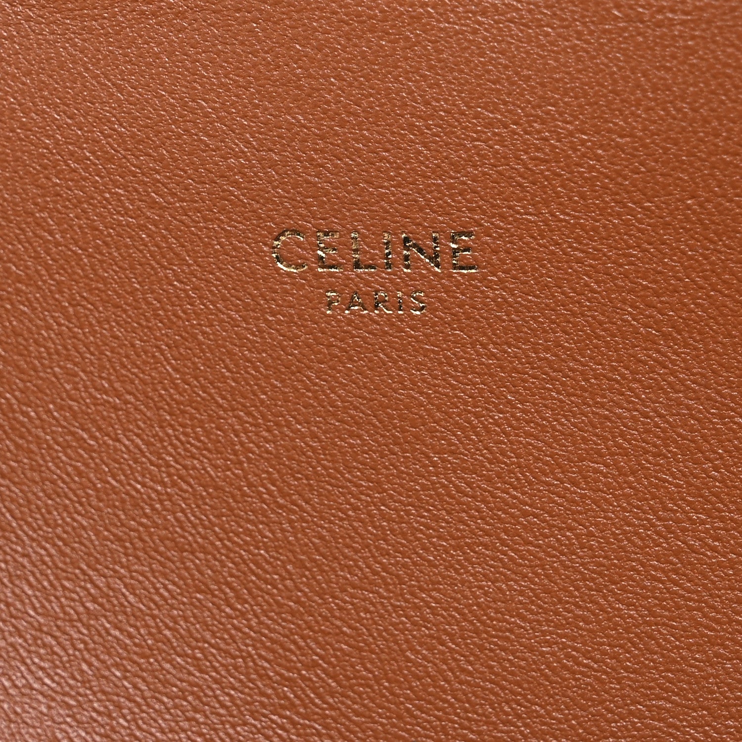 Celine Calfskin Triomphe Canvas Medium Triomphe Tan 9 of 17