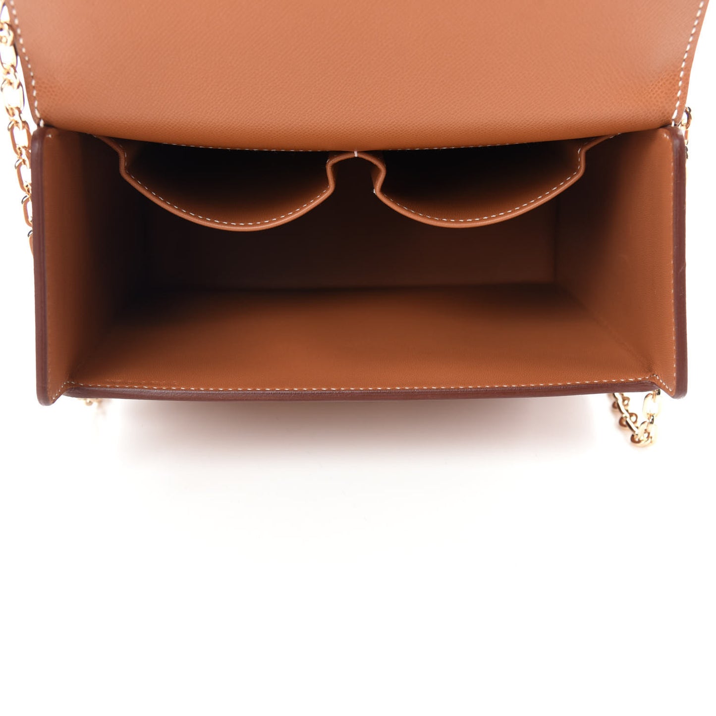 Epsom Cinhetic Boxy Top Handle Bag Gold