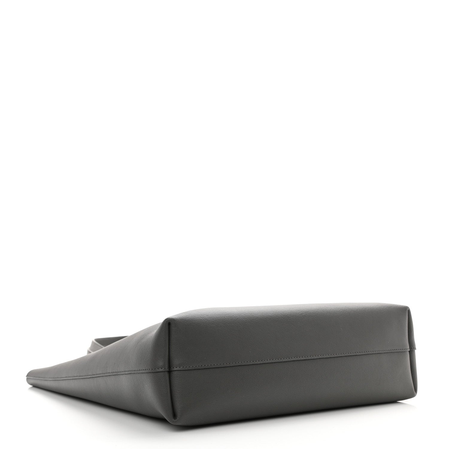 Saint Laurent Calfskin North-South Shopping Tote Storm 5 of 13