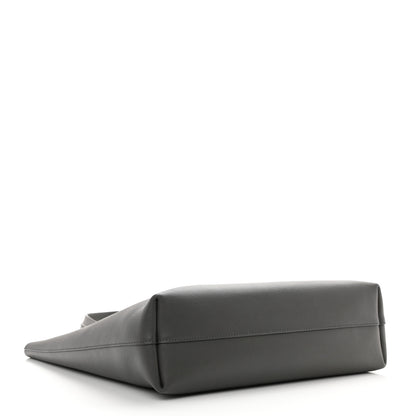 Saint Laurent Calfskin North-South Shopping Tote Storm 5 of 13