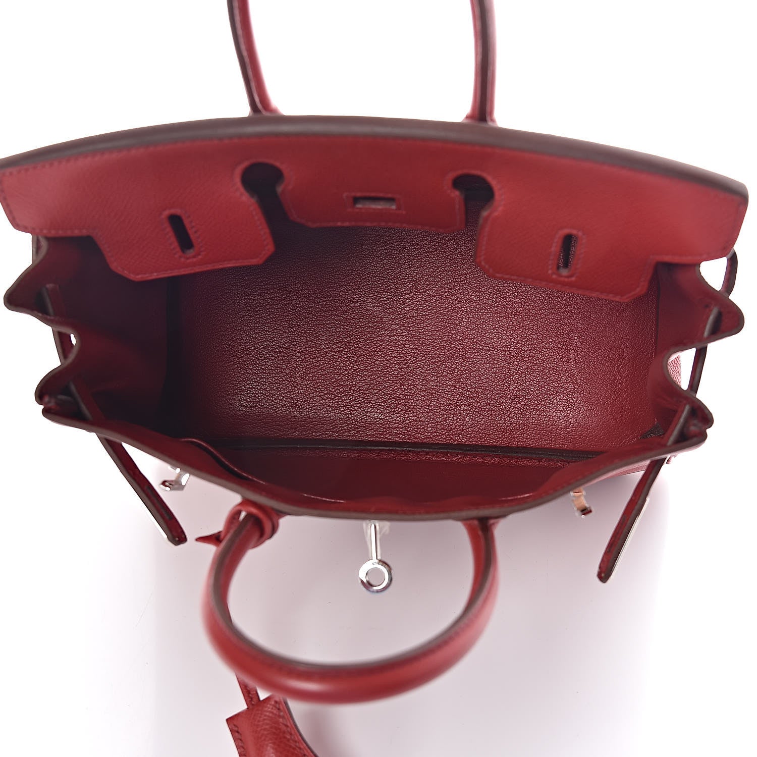Hermes Epsom Birkin 25 Rouge Garance 5 of 10