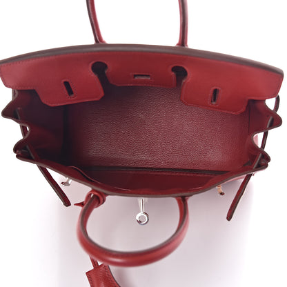 Hermes Epsom Birkin 25 Rouge Garance 5 of 10