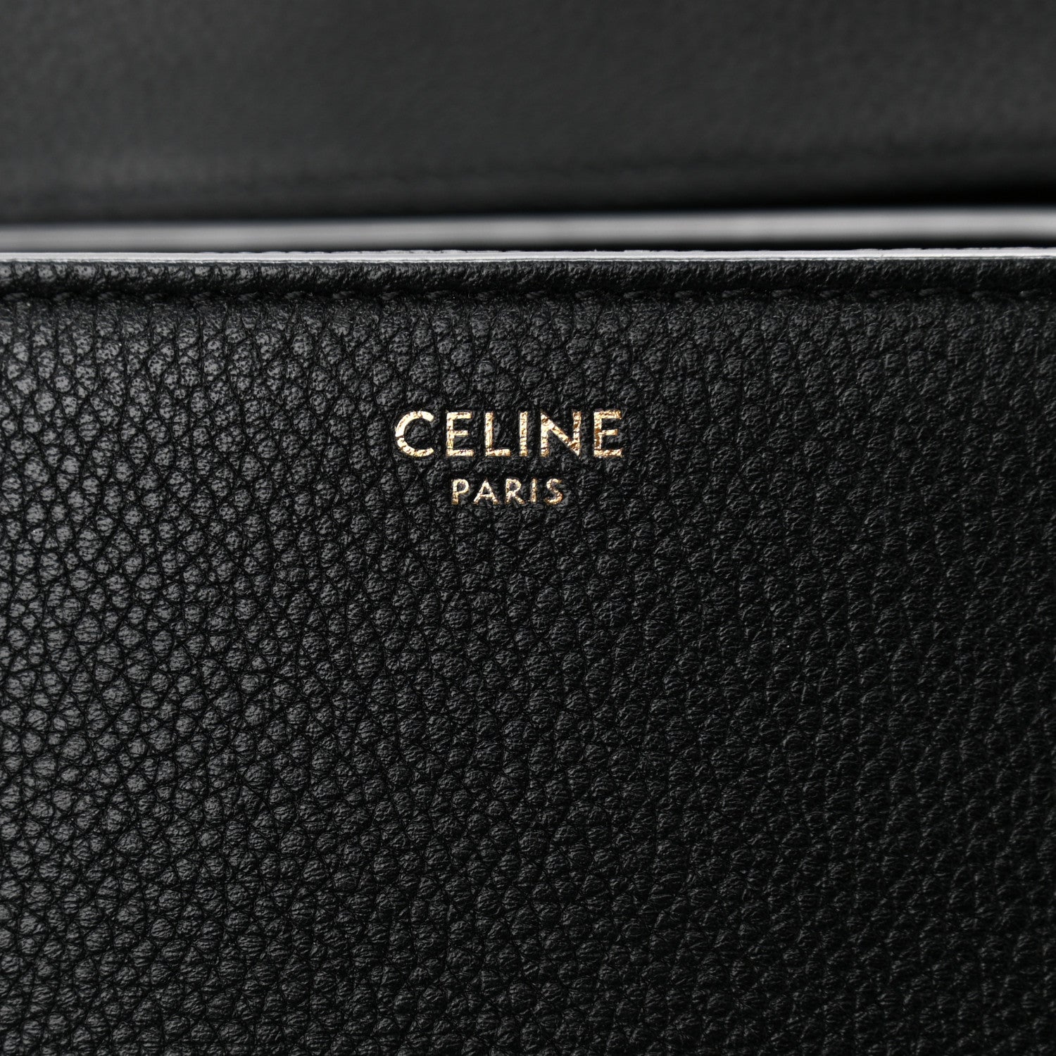 Celine Grained Calfskin Large Soft 16 Bag Black 6 of 9