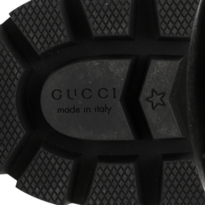 Gucci Magnum Calfskin Logo Chelsea Ankle Boots 40.5 Black 8 of 9