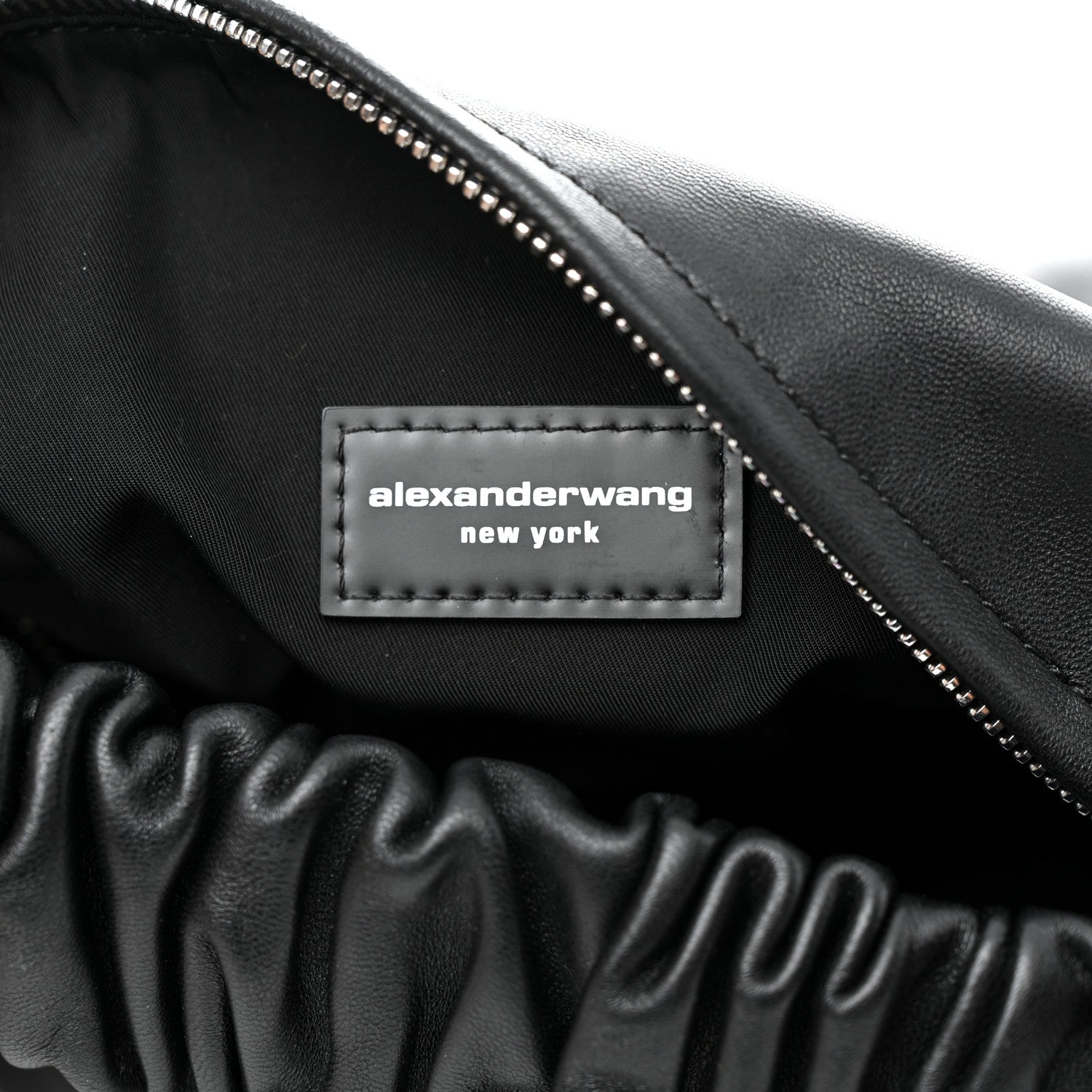 Alexander Wang Lambskin Mini Scrunchie Bag Black 6 of 9