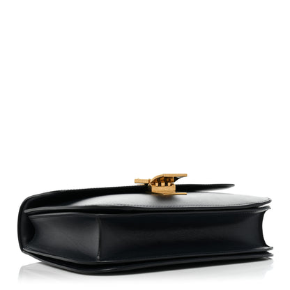 Celine Box Calfskin Medium Classic Box Flap Bag Navy 4 of 12