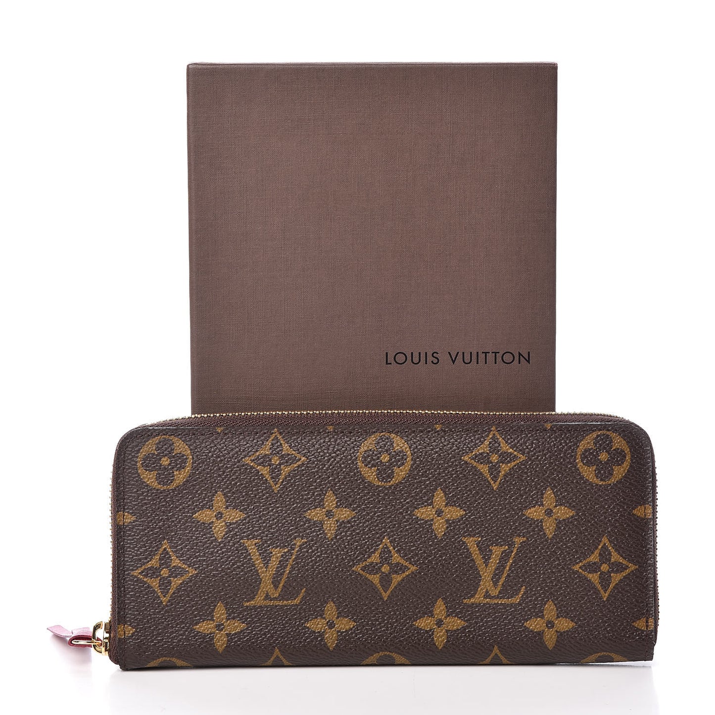 Monogram Clemence Wallet Fuchsia