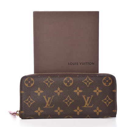 Louis Vuitton Monogram Clemence Wallet Fuchsia 8 of 8