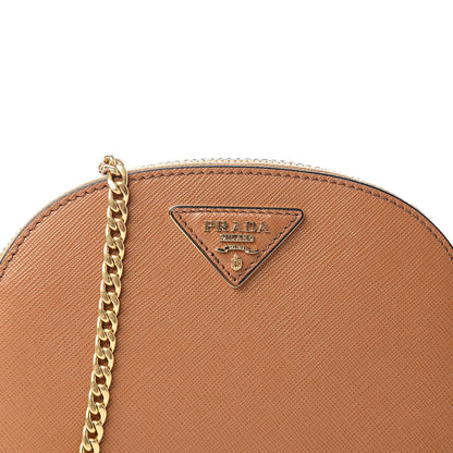 Prada Saffiano Lux Odette Belt Bag Caramel 9 of 9