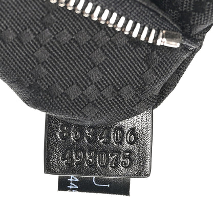 Gucci Calfskin Web Small Lunetta Crossbody Bag  Black 7 of 10