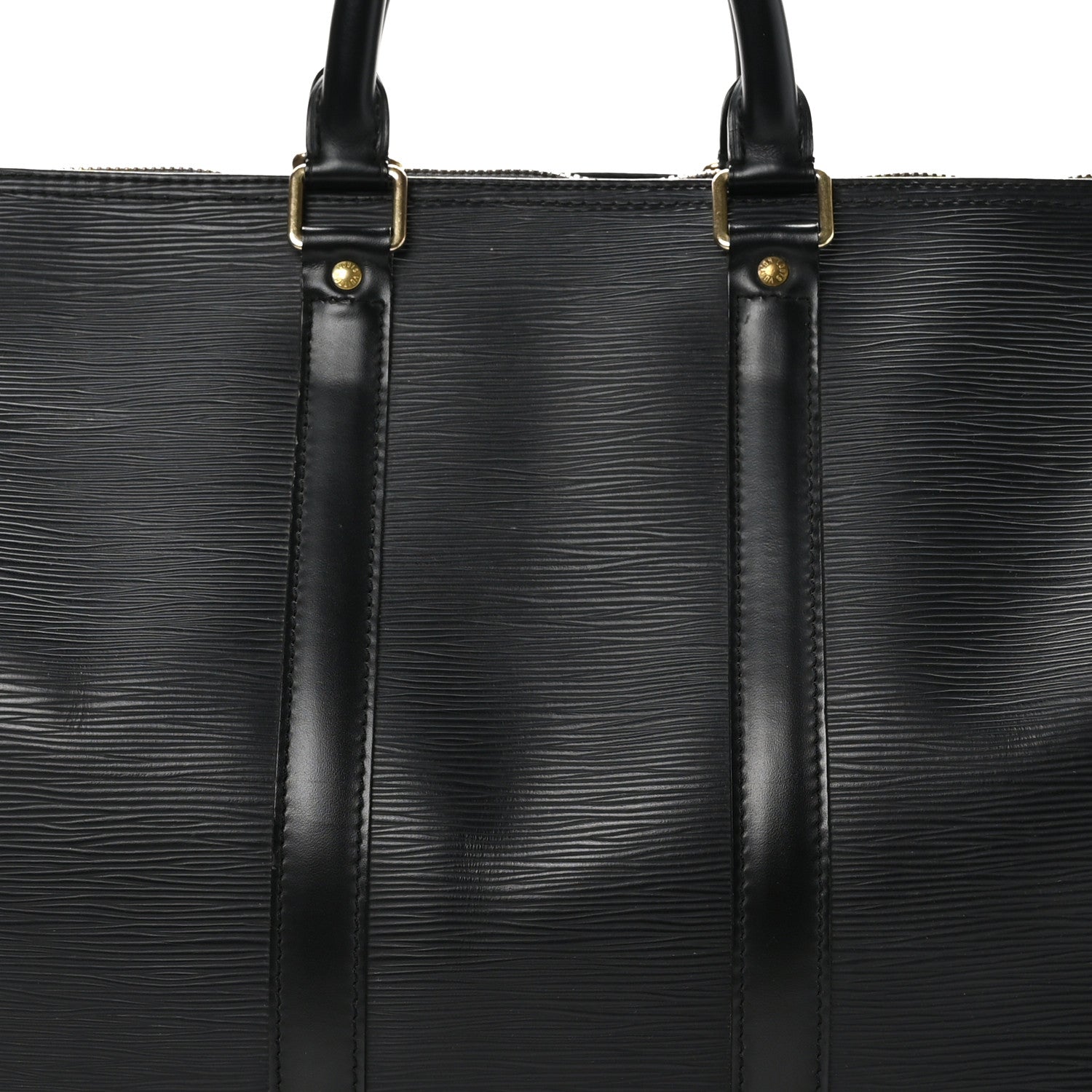 Louis Vuitton Epi Keepall 45 Black 7 of 11