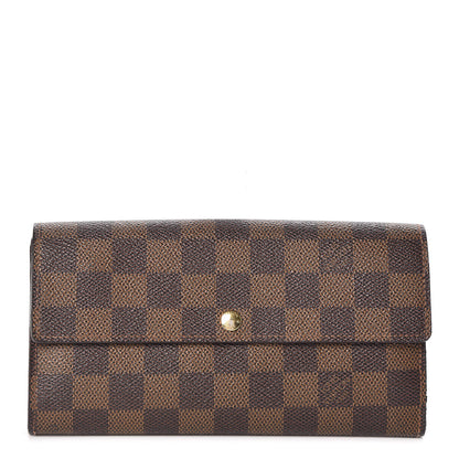 Louis Vuitton Damier Ebene Sarah Wallet 1 of 12