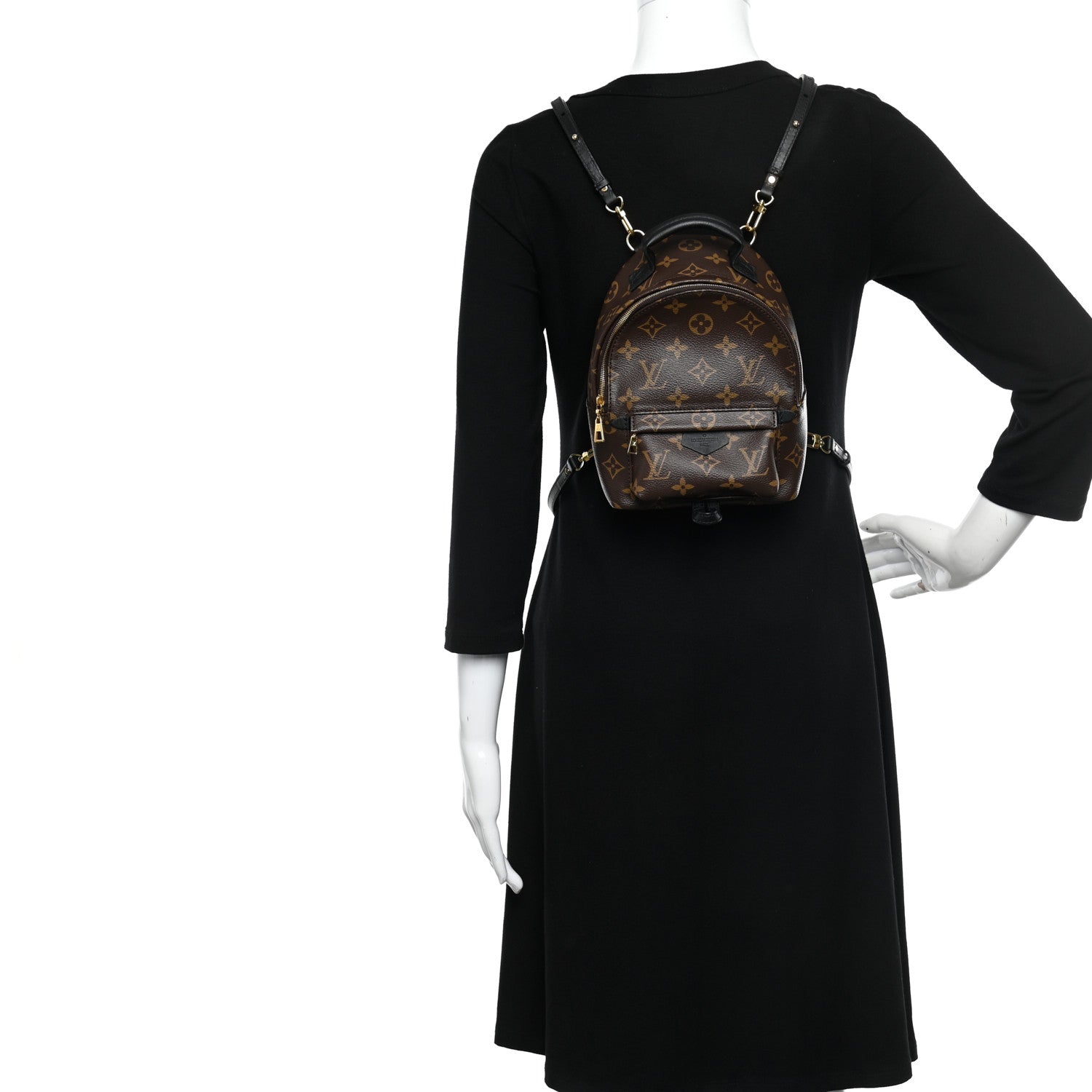 Louis Vuitton LOUIS VUITTON Monogram Palm Springs Backpack Mini 2 of 9