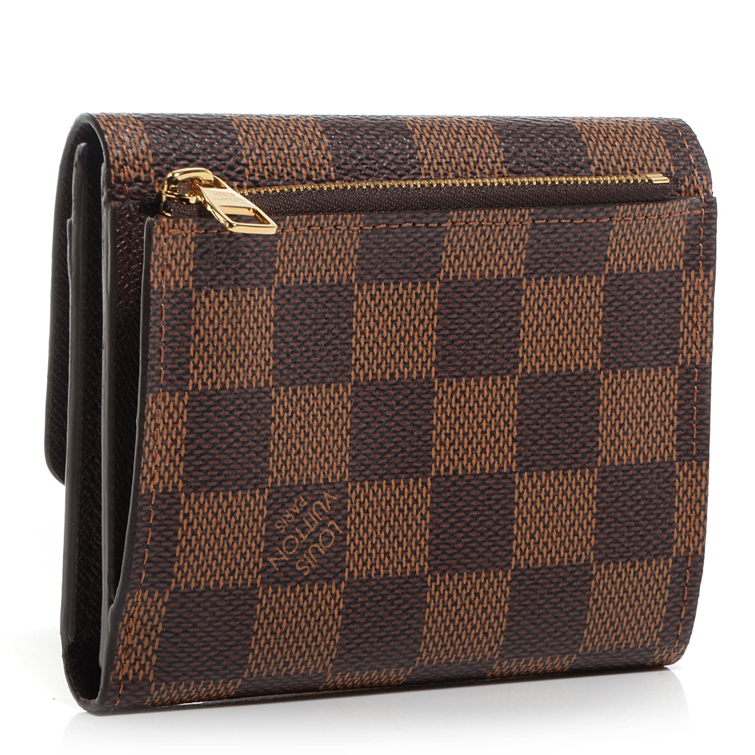 Louis Vuitton Damier Ebene Elise Wallet 3 of 8