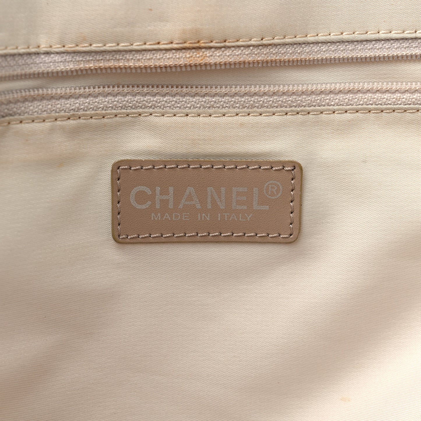 Nylon Medium Travel Tote Beige