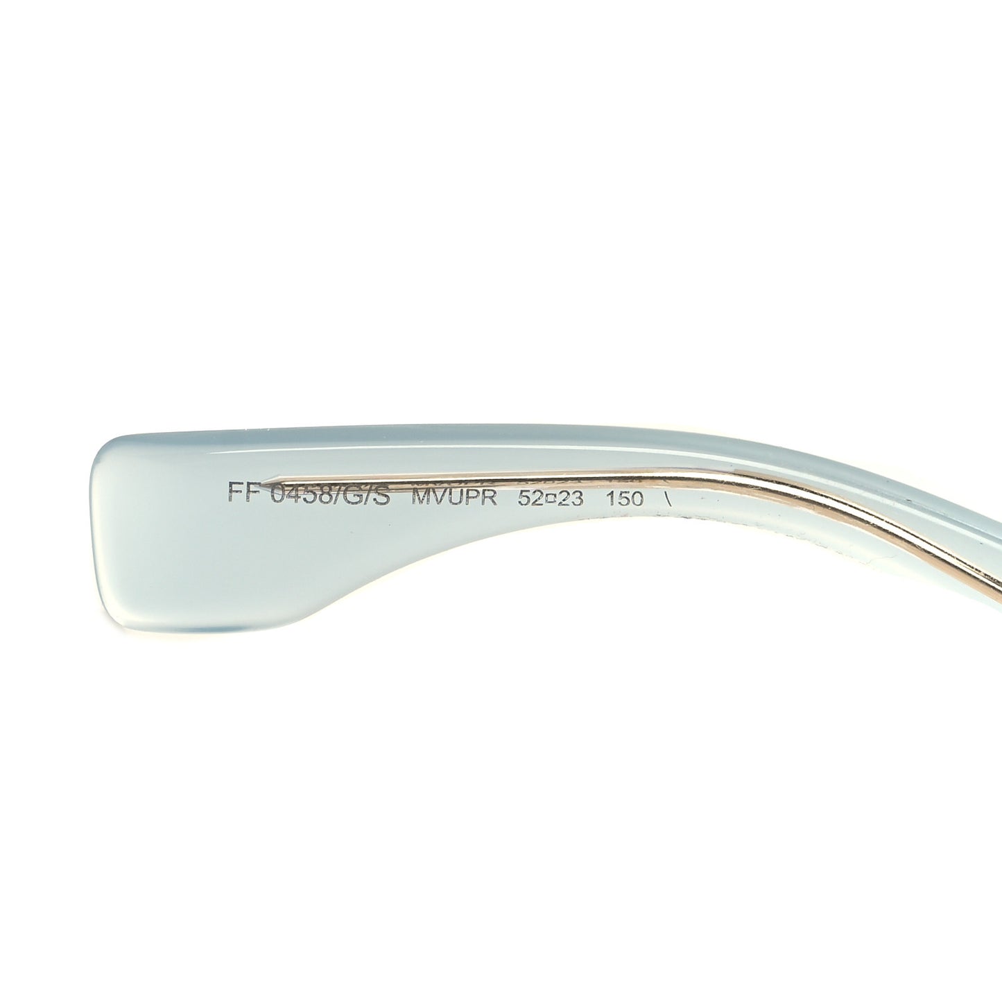 Acetate Fendi Square Sunglasses FF 0458/G/S Light Blue