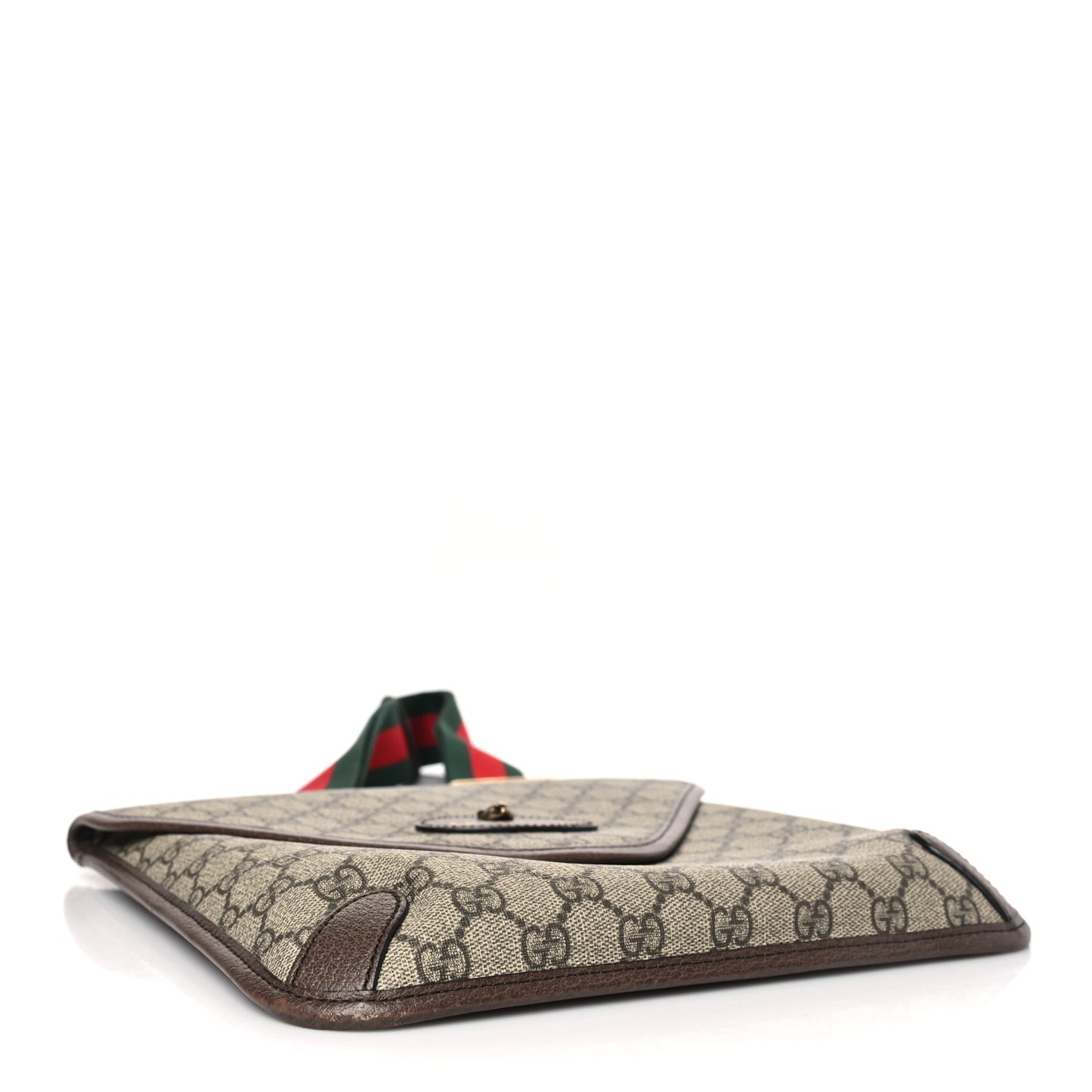 GG Supreme Monogram Web Medium Neo Vintage Flap Messenger Bag Beige New Acero